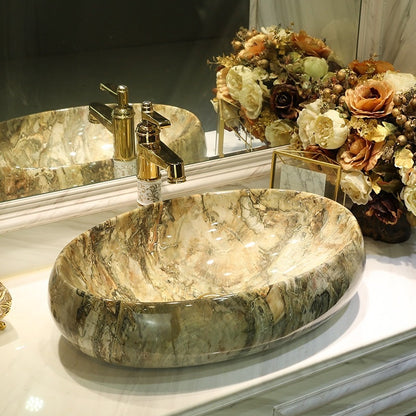 ceramic countertop washbasin