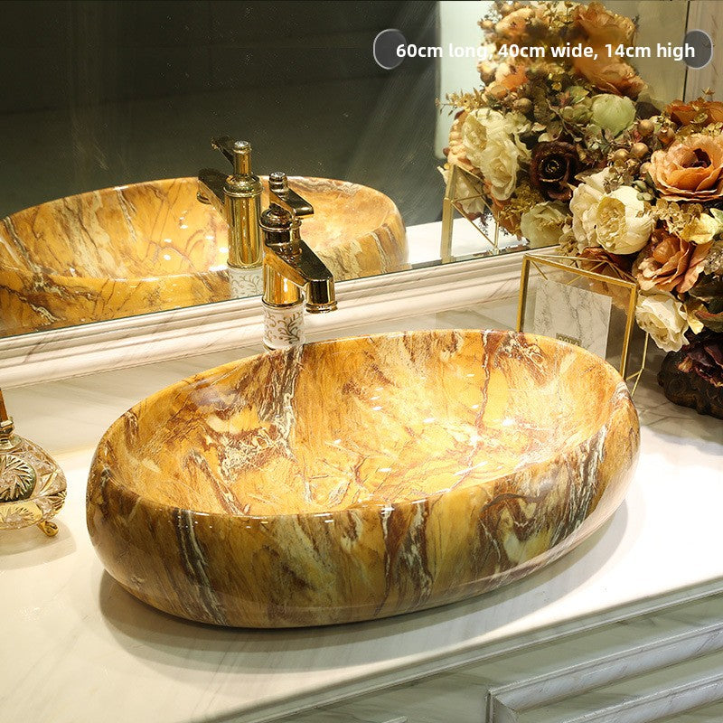 ceramic countertop washbasin