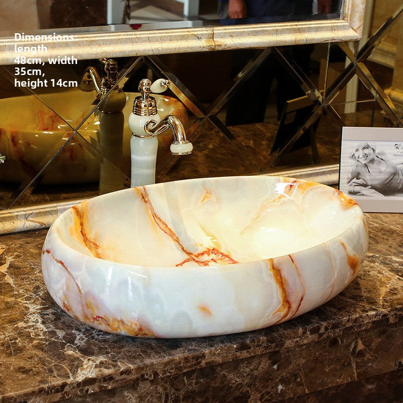 ceramic countertop washbasin