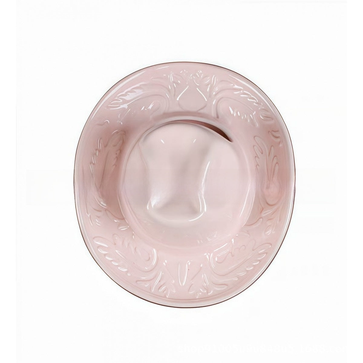 Ceramic cowboy hat infusion bottle