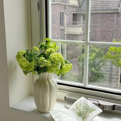Ceramic Decorative Vase for Hydroponic Flowers
