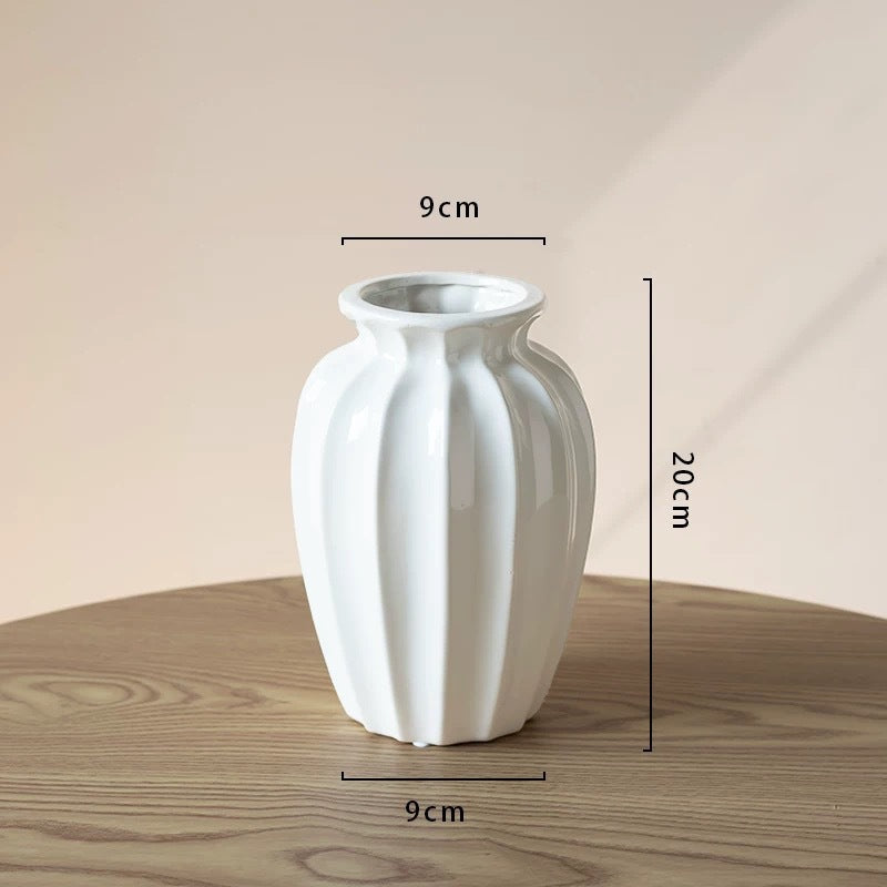 Ceramic Decorative Vase for Hydroponic Flowers