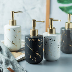 Marble Matte Black Bottle