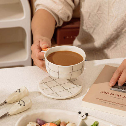 Ceramic Divided Plate with Animal Pattern