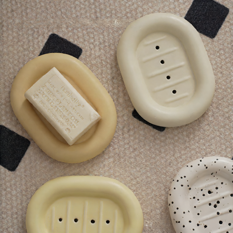 Ceramic Drain Soap Dish