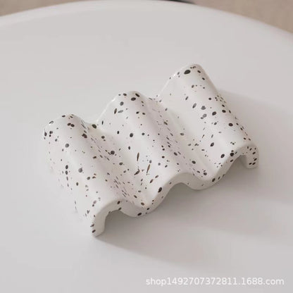 Ceramic Drain Soap Dish