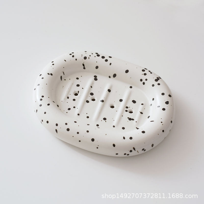 Ceramic Drain Soap Dish