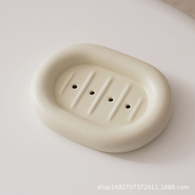 Ceramic Drain Soap Dish