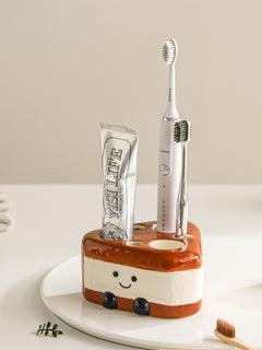 Toothbrush Holder 6-Hole Off-White