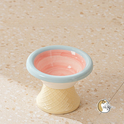 Ceramic Elevated Pet Bowl