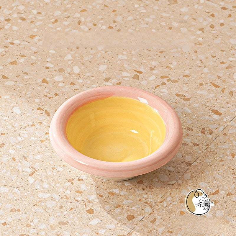 Ceramic Elevated Pet Bowl