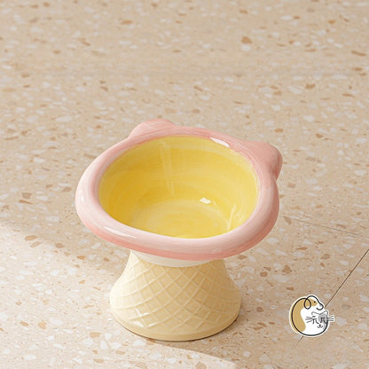 Ceramic Elevated Pet Bowl