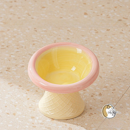 Ceramic Elevated Pet Bowl