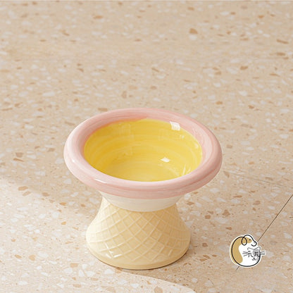 Ceramic Elevated Pet Bowl