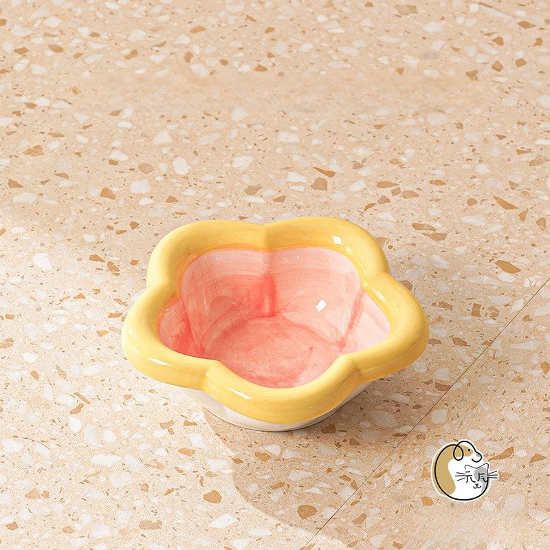 Ceramic Elevated Pet Bowl