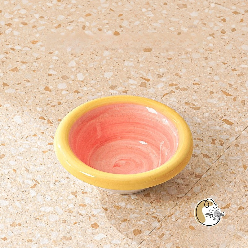 Ceramic Elevated Pet Bowl