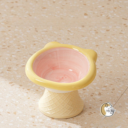 Ceramic Elevated Pet Bowl