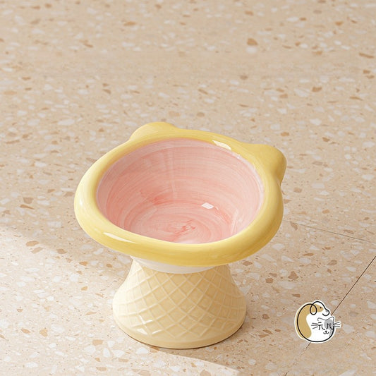Ceramic Elevated Pet Bowl
