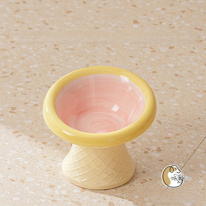 Ceramic Elevated Pet Bowl