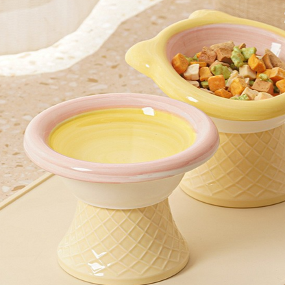 Ceramic Elevated Pet Bowl