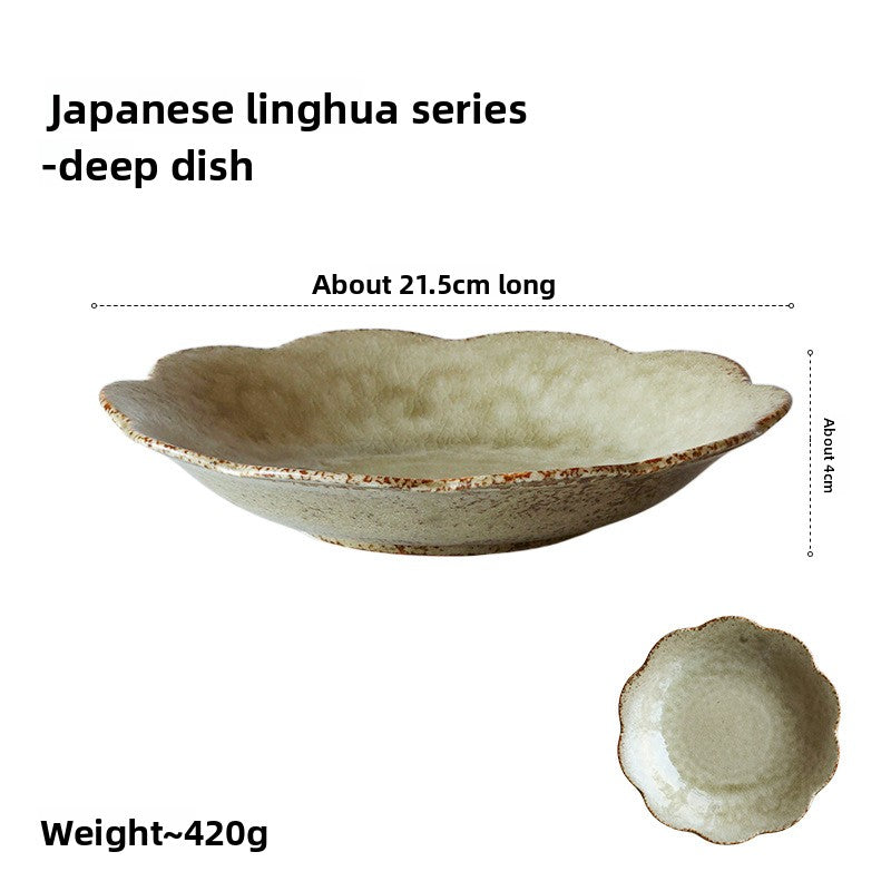 Ceramic Flower Plate
