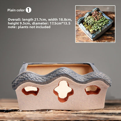 Ceramic flower pot