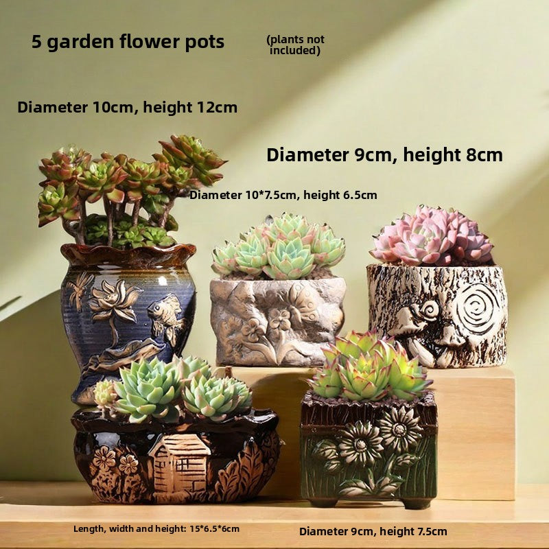 Ceramic Flower Pots for Succulents