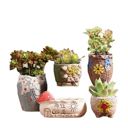 Ceramic Flower Pots for Succulents