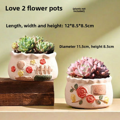 Ceramic Flower Pots for Succulents