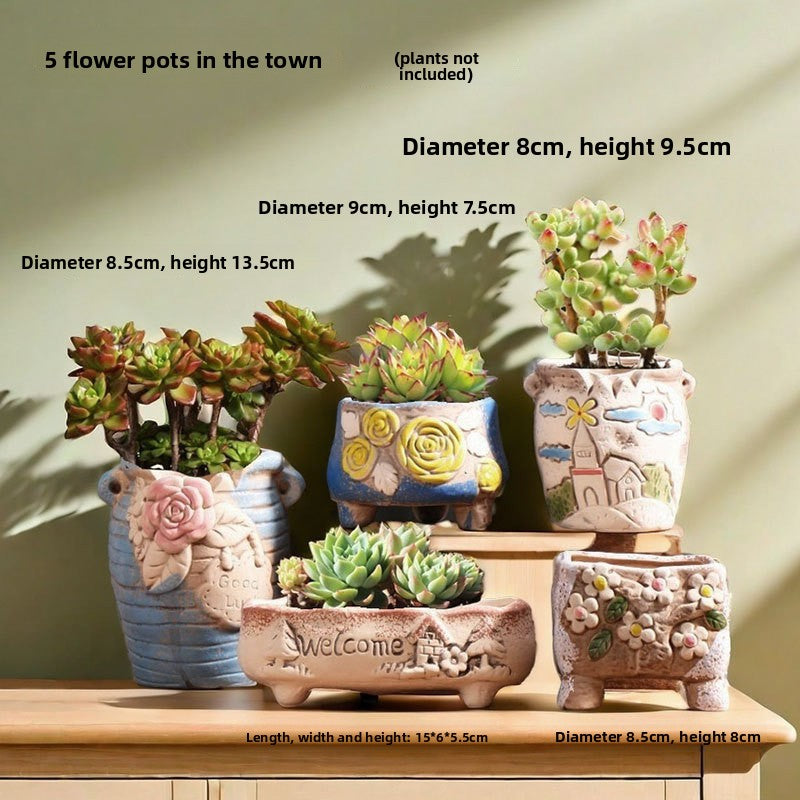 Ceramic Flower Pots for Succulents