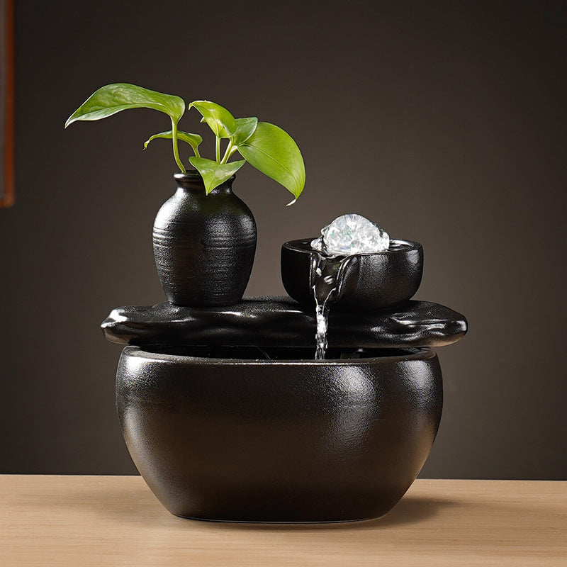Ceramic Fountain Ornament