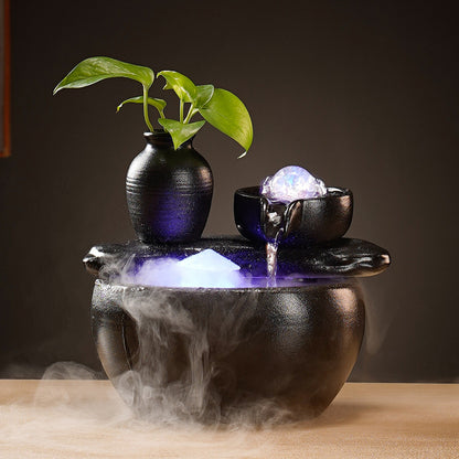 Ceramic Fountain Ornament