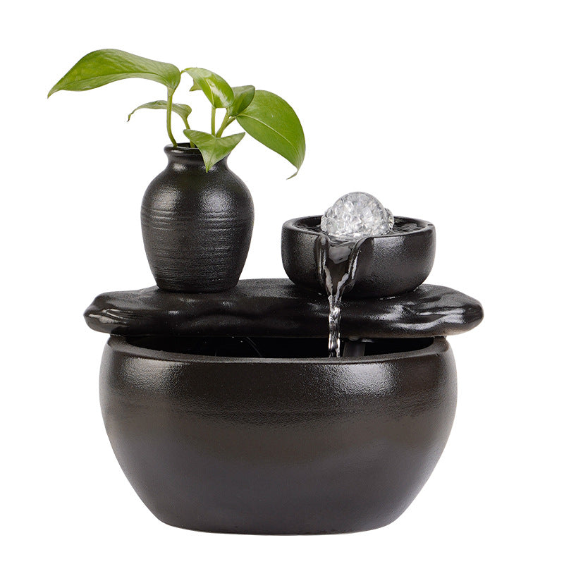 Ceramic Fountain Ornament