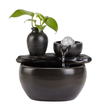 Ceramic Fountain Ornament