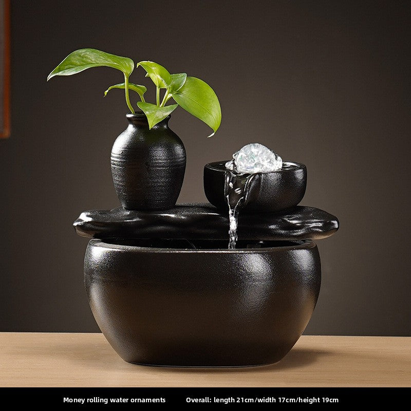 Ceramic Fountain Ornament