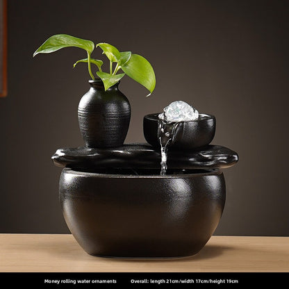 Ceramic Fountain Ornament