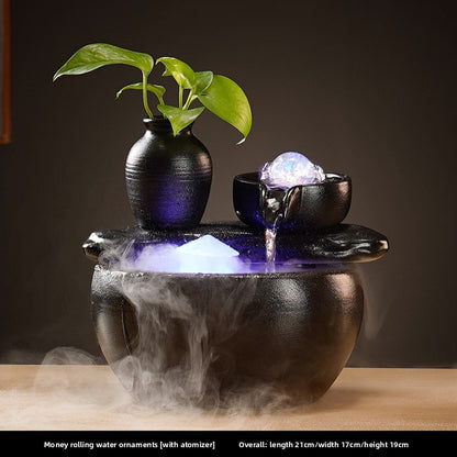 Ceramic Fountain Ornament
