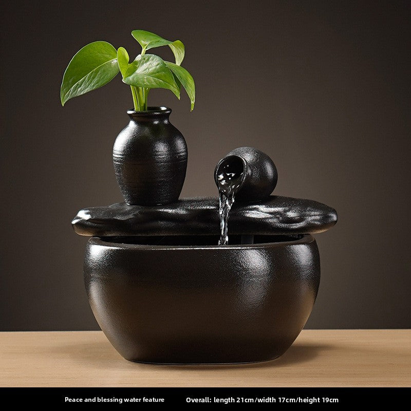 Ceramic Fountain Ornament