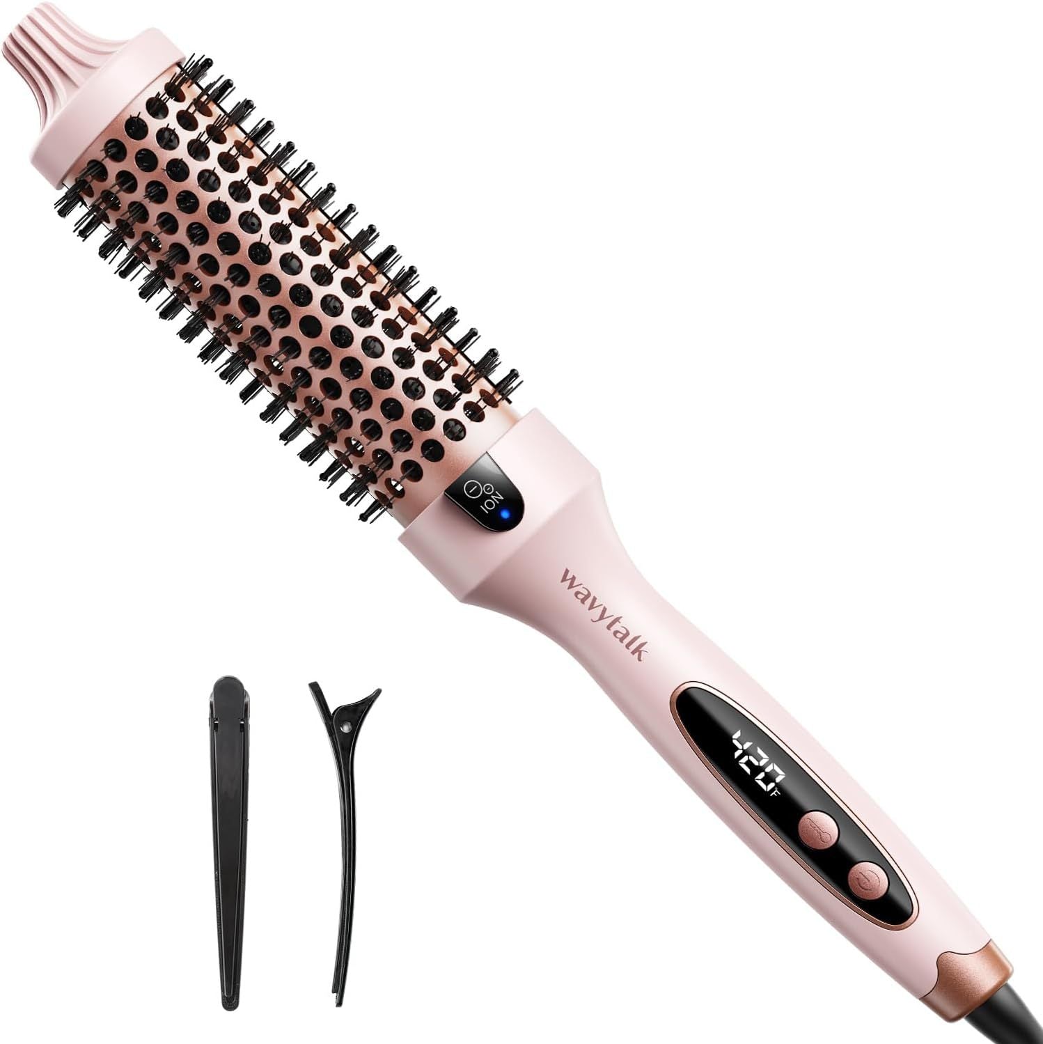Ceramic Hair Styling Iron with Comb and Clips