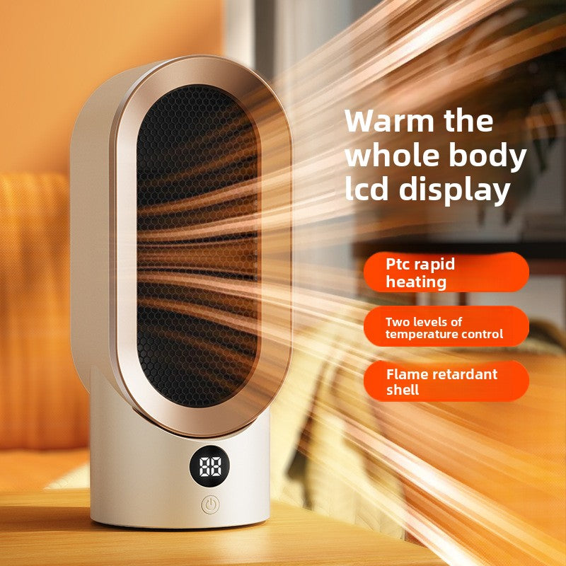Ceramic heater for home use, providing warm air.