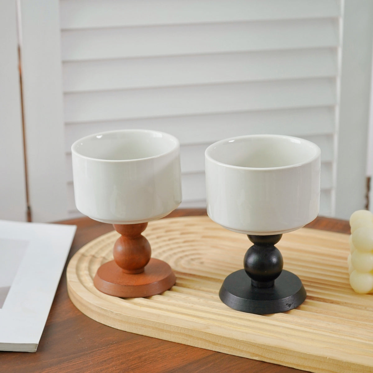 Ceramic highball glass
