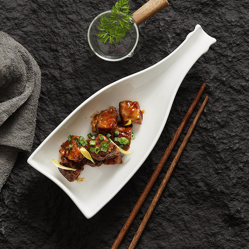 Ceramic Irregular Deep Plate