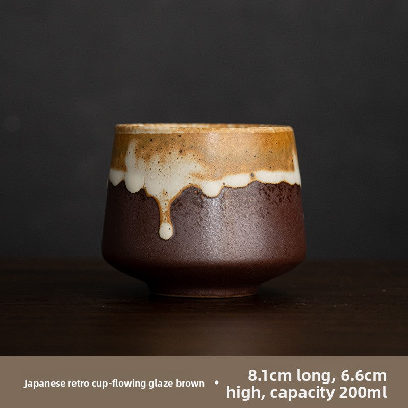Ceramic kiln-changed mugs