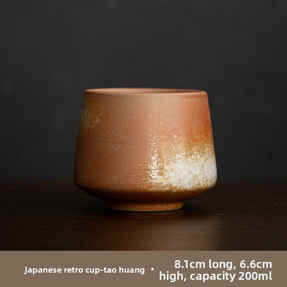 Ceramic kiln-changed mugs