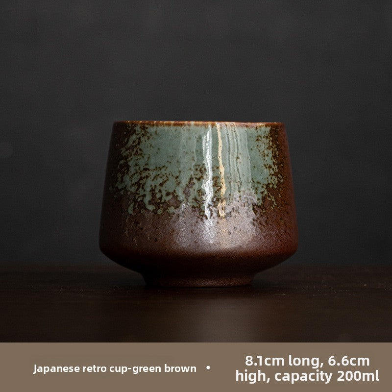 Ceramic kiln-changed mugs