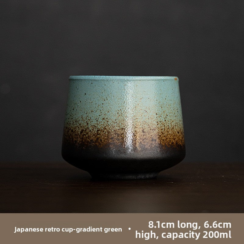 Ceramic kiln-changed mugs