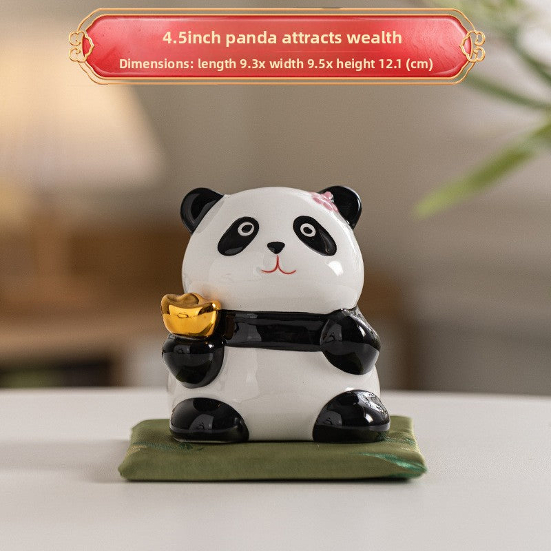 Ceramic Lucky Cat Decorative Ornament
