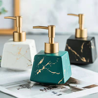 Ceramic Marble Bathroom Bottle