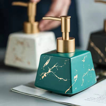 Ceramic Marble Bathroom Bottle