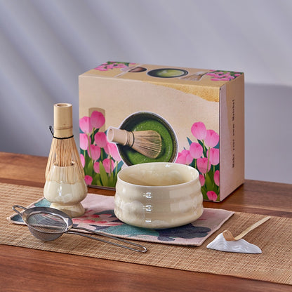 Ceramic Matcha Whisk Set